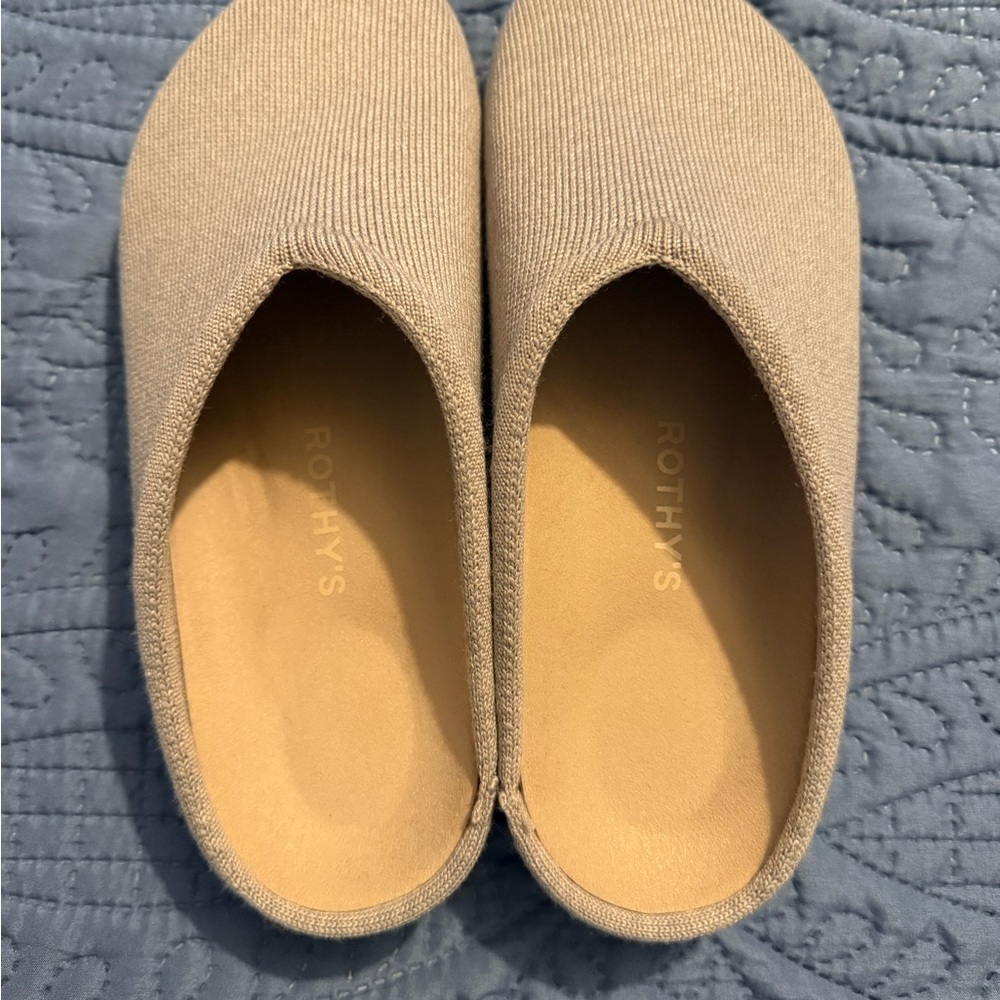 Rothy's Beige Slip-On Shoes
